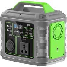 Lowell Home Mey Ithalat®  CN04 Powerbank 300W 60.000 Mah 5W LED Işıklı Kamp Şarj Pd 60W - Gri LWLHM-RSYT36