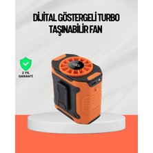 Calperia USB Şarjlı Güçlü Hız Ayarlı El ve Bel Fanı - Lisinya