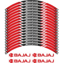 Rebon Moto Design Motosiklet Jant Şeridi Bajaj Dominar Uyumlu 4
