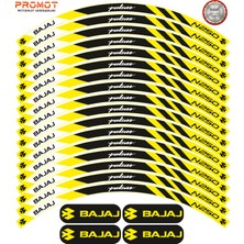 Rebon Moto Design Motosiklet Jant Şeridi Bajaj Pulsar N250 Uyumlu 10