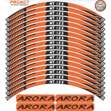 Rebon Moto Design Motosiklet Jant Şeridi Arora mt 125 Uyumlu 5