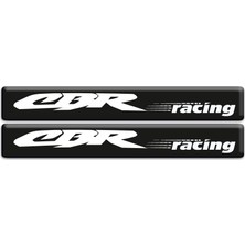 Rebon Moto Design Damla Logo Cbr Racing Kabartmalı 2 Li Sticker 1