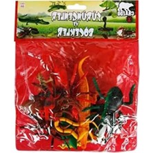 Calperia Sürüngenler ve Böcekler Temalı 13'lü Figür Seti