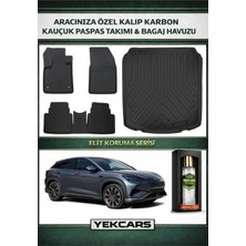 Yek Cars Byd Sealion 2025 Model Karbonlu Kauçuk Paspas Seti ve Alt Bagaj Havuzu