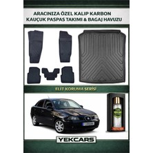 Yek Cars Seat Cordoba 2004 Model Karbonlu Kauçuk Paspas Seti ve Bagaj Havuzu