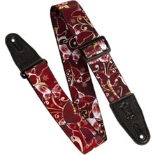 Calperia Kelebek Motifli Gitar Askısı - Ayarlanabilir Uzunluk