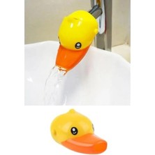 Calperia Eğlenceli Ördek Figürlü Musluk Başlığı, Çocuklar Için Su Kullanım Aracı