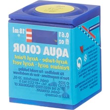 Calperia Su Bazlı Sarı Mat Maket Boyası - 18 ml