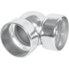 Calperia Parlak Boş Küre Dirsek - 50MM 4'lü Paket