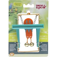 Calperia Kaliteli Maymun Figürlü Kuş Oyuncağı - Turuncu