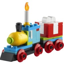 Calperia Renkli Doğum Günü Treni Yapım Seti - 58 Parça