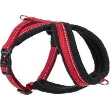 Calperia Konforlu Polar Astarlı Göğüs Tasması, Xl Boy, Kırmızı