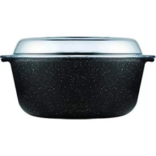 Calperia Yapışmaz Kaplamaya Sahip Kapaklı Borcam Tencere, Hediye Kutulu