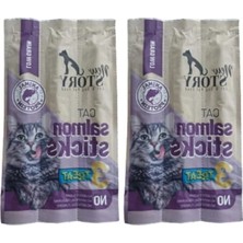 Calperia Somon Etli Yumuşak Kedi Ödül Maması, 3'lü Paket, 5 Gram x 3 Adet