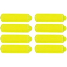 Calperia 1,5 cm Kalınlığında 8 Adet Rubber Bigudi Seti