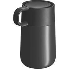 Calperia Kısa Yalıtımlı Termos, 300 Ml, Antrasit