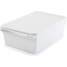 Calperia Kapaklı Beyaz Mutfak ve Banyo Düzenleyici Raf