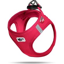 Calperia Hava Mesh Göğüs Tasması - Kırmızı 3xs