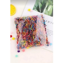 Calperia 1000 Adet Renkli Saç Örgü Lastiği Seti