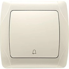 Calperia Kullanışlı Krem Zil Anahtarı - Şık Tasarım