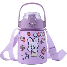 Calperia 850 ml Mor Çelik Içli Termos