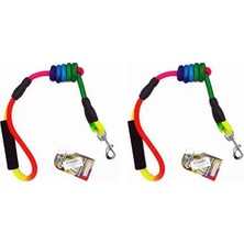 Calperia 14MM x 120CM Uzunluğunda Köpek Uzatma Gökkuşağı (2 Paket)