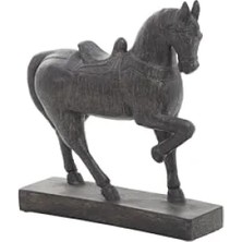 Calperia Kahverengi Polystone At Heykeli, 22,86 cm