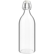 Calperia 1 Litre Kapasiteli Cam Su Şişesi