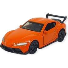 Hatıra Kutusu Çek Bırak Metal Küçük Arabalar 8 cm - 6411A-14 - Turuncu (Lisinya)