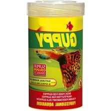 Calperia Yetişkin Guppyler Için Doğal Yem, 250 ml