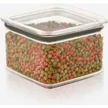 Calperia Şeffaf Mika Malzemeden Vakumlu Erzak Kabı (550 Ml)