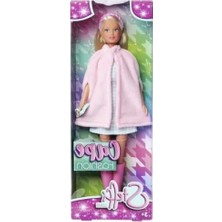 Calperia 29 cm Boyutunda Moda Ikonu Bebek, Elbise ve Pelerin Seti