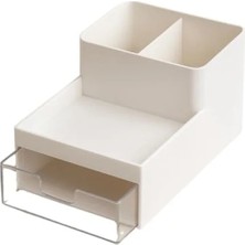 Calperia Minimalist Şeffaf Makyaj Organizeri - Çok Amaçlı Kullanım