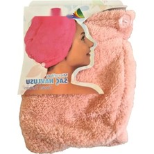 Calperia Pudra Renkli Saç Havlusu – Hızlı Kurutma Özelliği