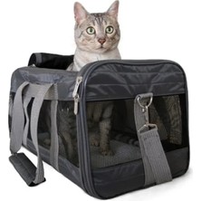 Calperia Büyük Boyutlu Seyahat Taşıma Kutusu - Antrasit