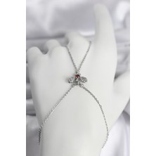 Hatıra Kutusu Pirinç Gümüş Renk Sinek Model Kadın Şahmeran - Lisinya