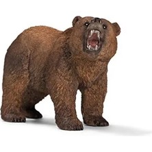 Calperia Gerçekçi Boz Ayı Oyuncak Figürü