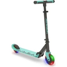 Calperia Işıklı Katlanabilir 2 Tekerlekli Scooter - Mint Renkli