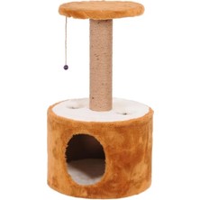 Calperia Kahverengi Kedi Tırmalama Yüzeyi - Dayanıklı