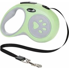 Calperia Geri Çekilebilir Otomatik Köpek Tasması – 5 Metre Yeşil