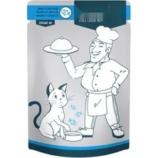 Calperia Balıklı Pouch Kedi Maması, 80 Gr, 24 Adet