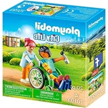 Calperia Tekerlekli Sandalyedeki Hasta Oyun Seti - 2 Figür