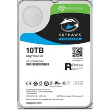 Seagate ST10000VE001 Skyhawk Aı 3.5" 10TB 7200RPM 256MB Sata (Tr Seagate Garantili) 7/24 Harddisk
