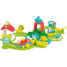 Calperia Çiftlik Treni Oyuncak Seti - Eğlenceli Sesli Oyun Deneyimi