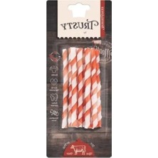 Calperia %100 Sığır Derisi Kıvrımlı Köpek Ödülü 10'lu Paket