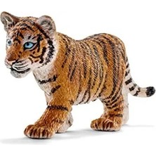 Calperia Yavru Kaplan Figürü - El Boyaması Detaylı