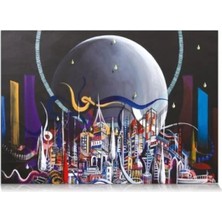 Calperia 1000 Parça Ay Şehri Temalı Puzzle