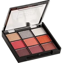 Calperia Kadifemsi Görünüm Sunan 9 Renkli Göz Farı Paleti