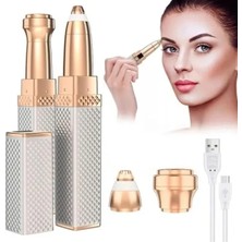 Calperia Şarjlı Işıklı Kaş Bıyık Yüz Tüy Epilasyon ve Traş Makinesi