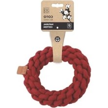 Calperia Coto Kırmızı Ring Örgü Halka Oyuncak (18 Cm)